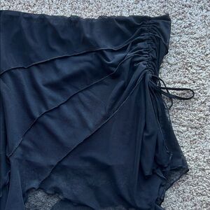 Urban Outfitters Black Asymmetrical Mini Skirt